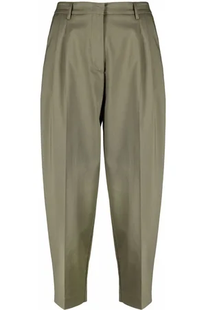 BLANCA Cropped-Hose mit Bügelfalten