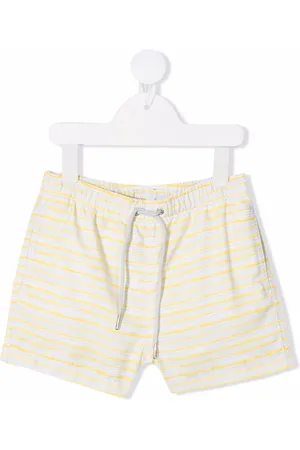 KNOT Gestreifte Badeshorts