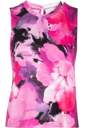 Marchesa Notte Tanktop mit Batikmuster