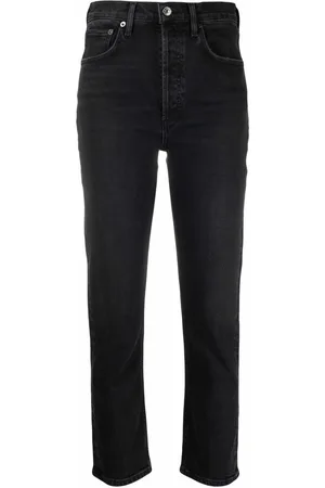AGOLDE Gerade High-Waist-Jeans