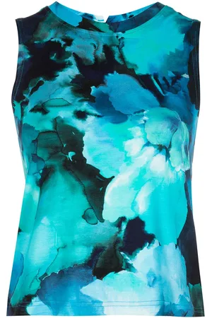 Marchesa Notte Tanktop mit Batikmuster