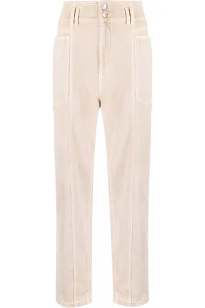 Marant Etoile Gerade High-Rise-Jeans