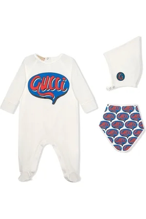 Gucci Outfit Sets - Comics-print babygrow gift set