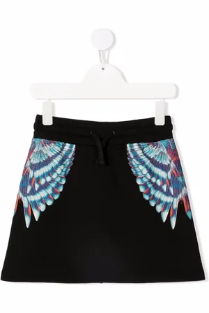 MARCELO BURLON Gerader Minirock mit Flügel-Print