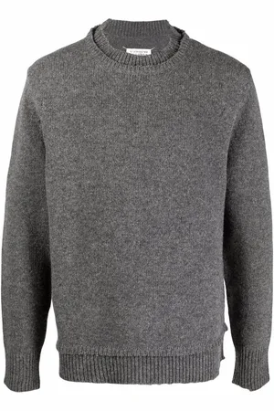 Maison Margiela Distressed-Pullover mit Ellenbogen-Patches