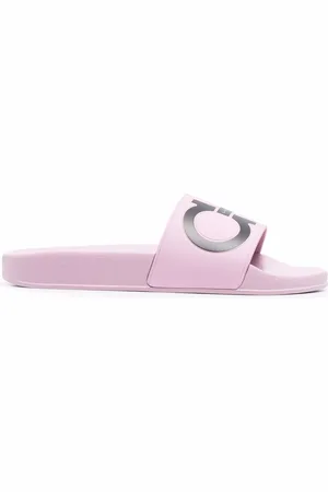 Salvatore Ferragamo Pantoletten mit Gancini-Print