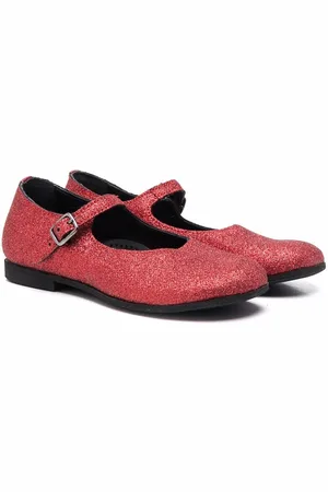 GALLUCCI Ballerinas mit Glitter-Optik