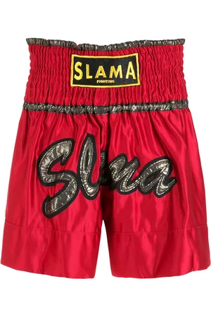AMIR SLAMA Shorts mit Logo-Stickerei