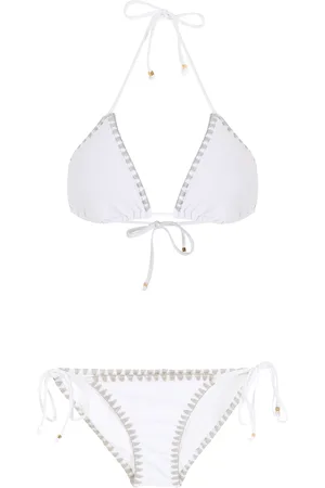 AMIR SLAMA Bikini mit Ziernähten