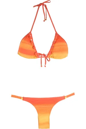AMIR SLAMA Bikini mit Ombré-Streifen