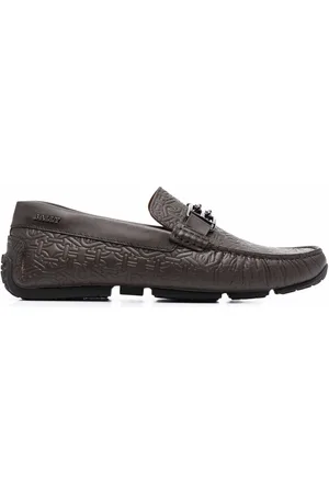 Bally Loafer mit Logo-Schild