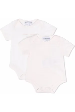 Emporio Armani Strampler-Set mit Logo-Print