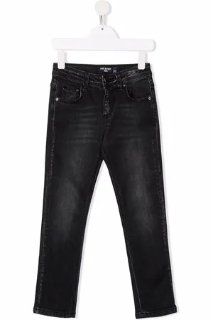 Neil Barrett Ausgeblichene Mid-Rise-Jeans