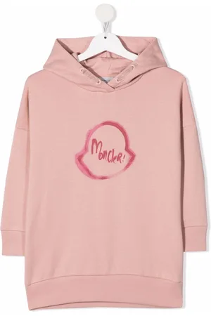 Moncler Kapuzenkleid mit Logo-Print