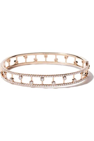 De Beers 18kt Dewdrop Rotgoldarmreif mit Diamant