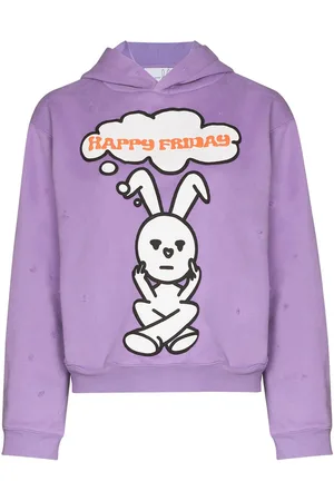Natasha Zinko Happy Friday Distressed-Hoodie