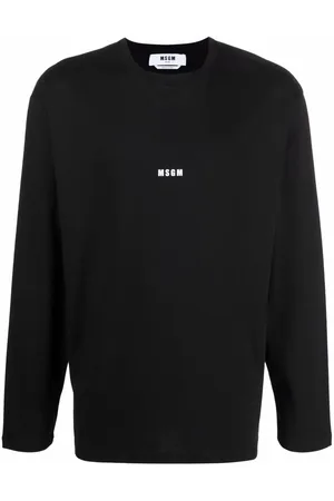 Msgm Langarmshirt mit Logo-Print