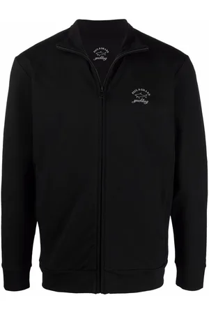 Paul & Shark Sweatshirtjacke mit Logo-Print
