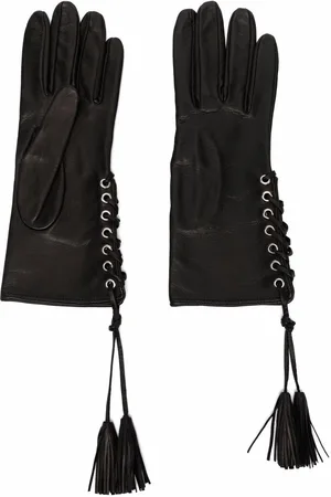 Manokhi Lace-up detail gloves