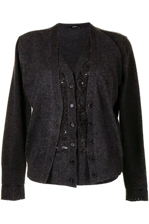 GOEN.J Cardigan im Layering-Look