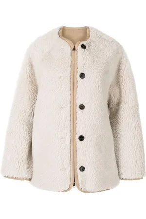GOEN.J Gefütterte Faux-Shearling-Jacke