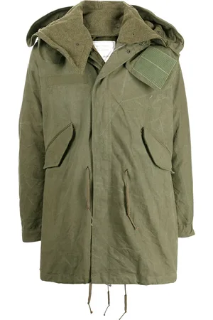 READYMADE Kapuzenparka mit Schwalbenschwanz