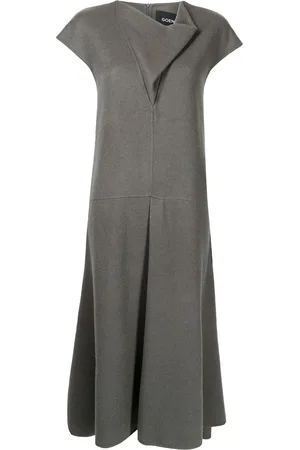 GOEN.J Kleid mit Wasserfallkragen