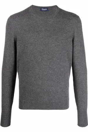 DRUMOHR Fein gestrickter Kaschmirpullover