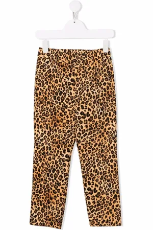 CAROLINE BOSMANS Gerade Hose mit Animal-Print
