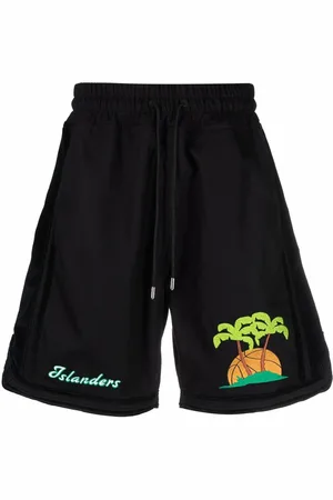 JUST DON Shorts mit Insel-Print