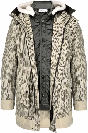 Stone Island Parka im Layering-Look