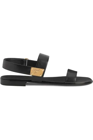 Giuseppe Zanotti Shaun Sandalen mit Logo-Schild