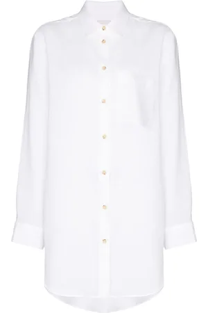 ASCENO Oversized-Leinenhemd