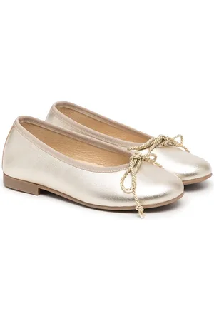 Andanines Ballerinas im Metallic-Look