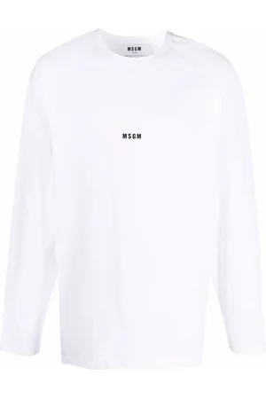 Msgm Langarmshirt mit Logo-Print