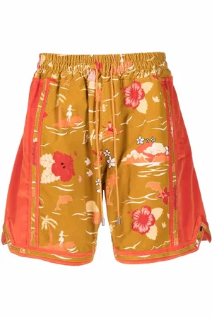 JUST DON Shorts mit grafischem Print