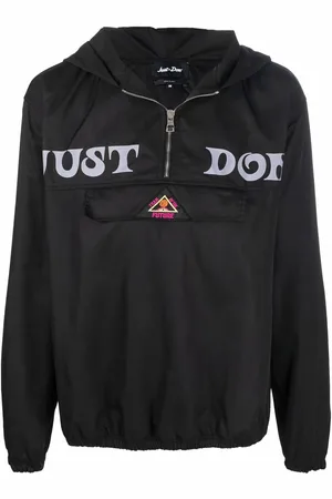 JUST DON Windbreaker mit Logo-Print