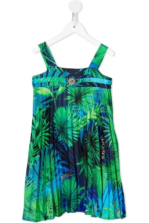 VERSACE Seidenkleid mit grafischem Print