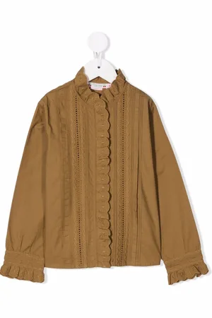 BONPOINT Bluse mit Rüschenborte