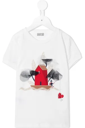 Il gufo T-Shirt mit Applikation