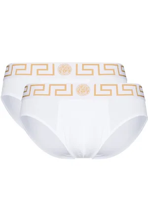 VERSACE Slip-Set mit Greca-Bund