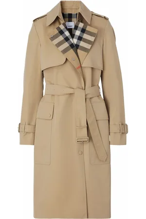 Burberry Trenchcoat mit kariertem Revers