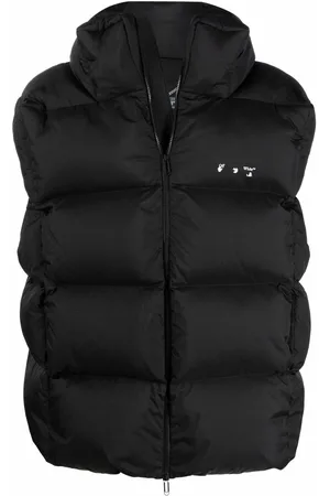 OFF-WHITE Daunenweste mit Logo-Print