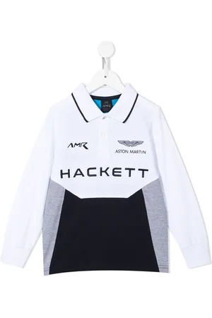 Hackett Poloshirt mit Logo-Print