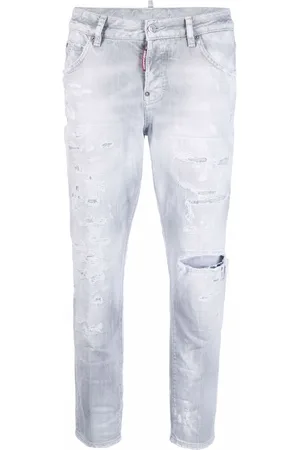 Dsquared2 Taillenhohe Cropped-Jeans