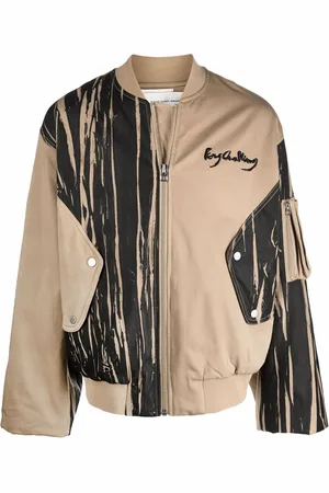 Feng Chen Wang Gestreifte Bomberjacke