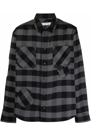 OFF-WHITE Kariertes Hemd mit Patch-Detail