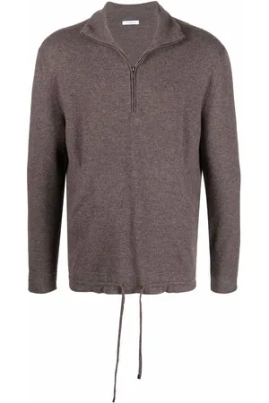 Malo Kaschmirpullover mit Reißverschluss