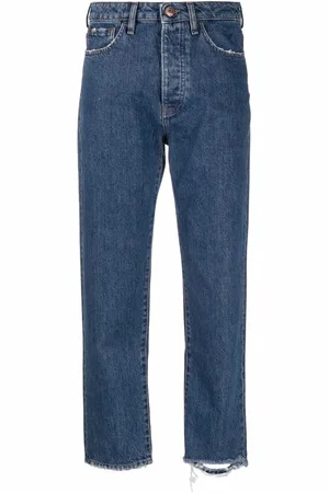 3x1 Gerade Jeans im Distressed-Look