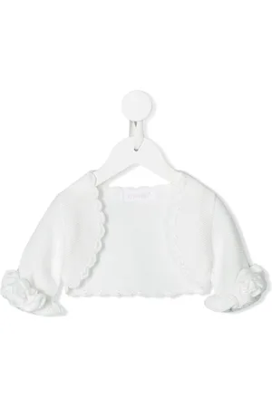 Mimilù Cardigan mit gerüschten Ärmelenden